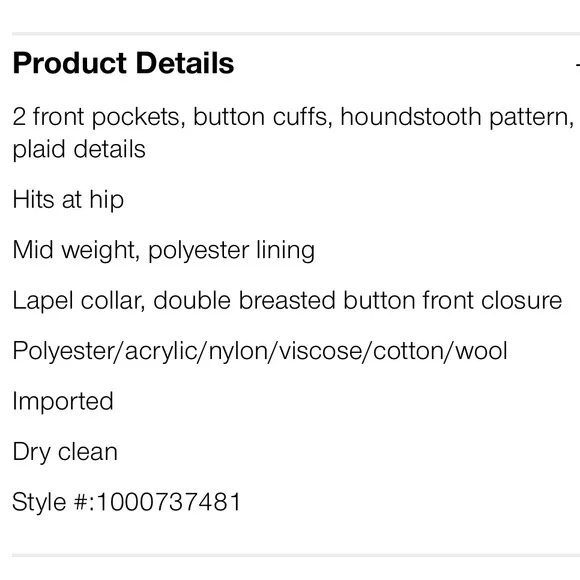 🔥Sale🔥Mixed Print Warm Double-breasted Oversized Blazer - Picture 8 of 11